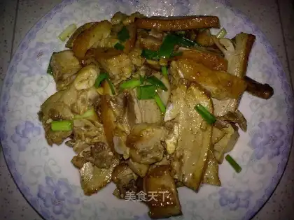 stir-fried duck meat