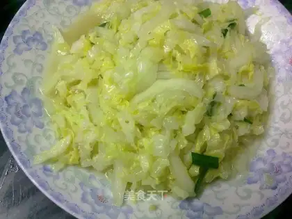 stir-fried Chinese cabbage