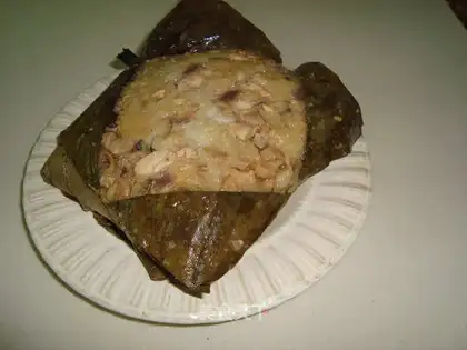 Lotus fragrant glutinous rice chicken
