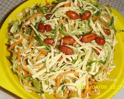 Three shredded salad