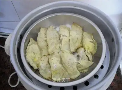 egg skin dumplings