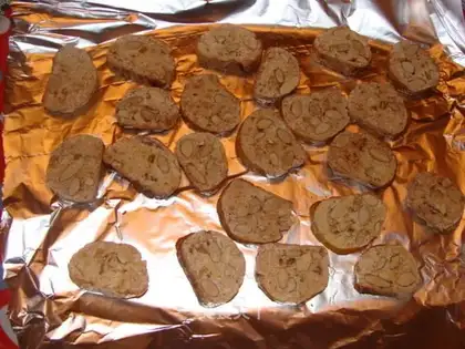 Oil-free almond slices