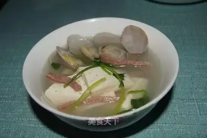 Tofu Clam Soup