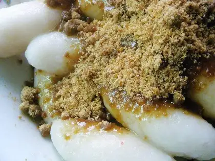 Brown sugar glutinous rice balls