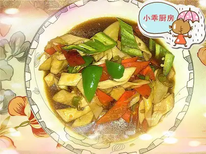 Mushroom with oyster sauce