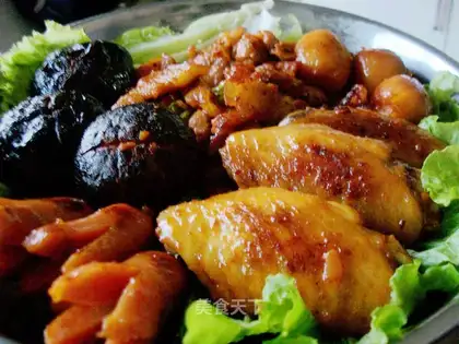 Pan-fry and roast with garlic