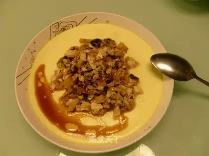 Three delicacies egg custard