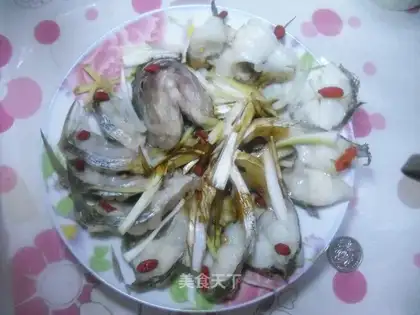 steamed bass