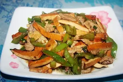 stir-fried shredded pork with dried tofu