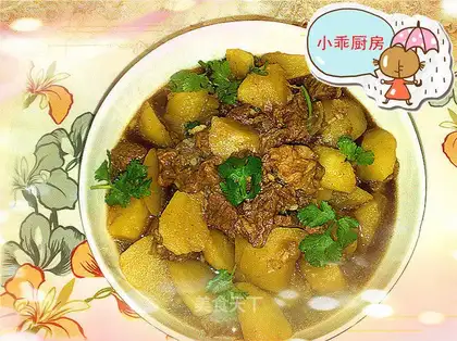 Beef stewed potatoes