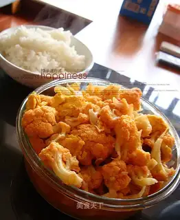 Home-cooked cauliflower