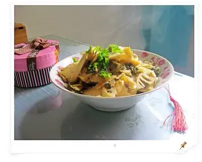 Chinese cabbage spring bamboo shoots