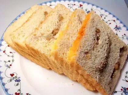 Chestnut toast with milk flavor