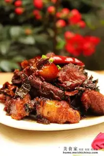 braised pork with dried vegetables