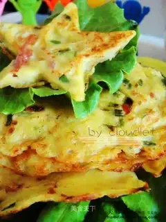Curry potato cake