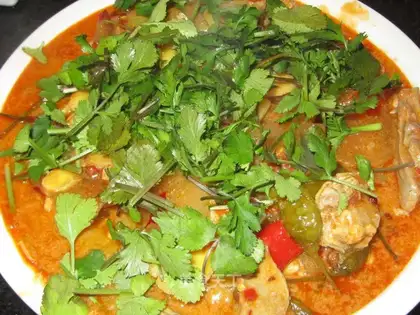 Rabbit with pickled pepper