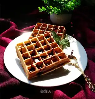 Cranberry waffles