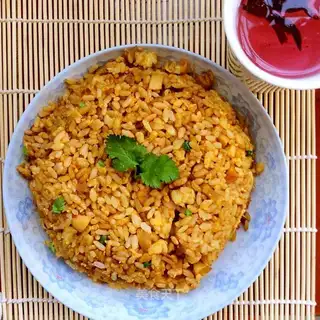♪ Scrambled rice ♪