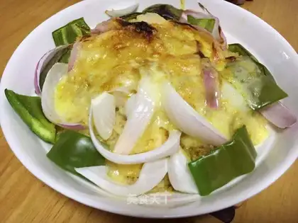 Microwave cheese rice