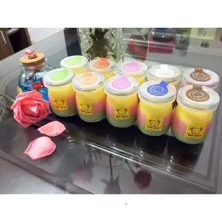 Rainbow pudding