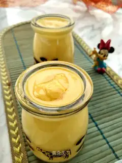 The bakery makes mango yogurt