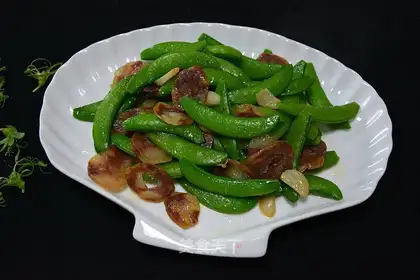 Weenie fried Dutch beans