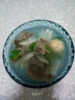 Lamb radish soup