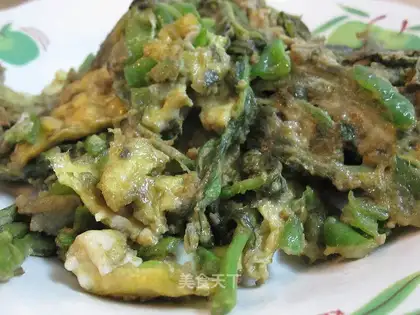 Fried goose eggs