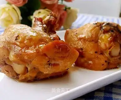 Roasted chicken legs