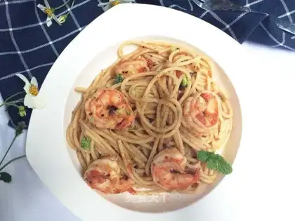 Shrimp pasta