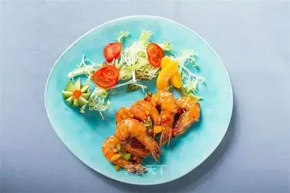 Fresh peppers and shrimp