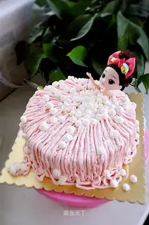 Barbie's birthday cake