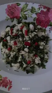 The sprouts and the tofu