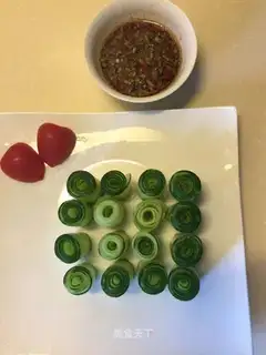 Cool cucumber rolls