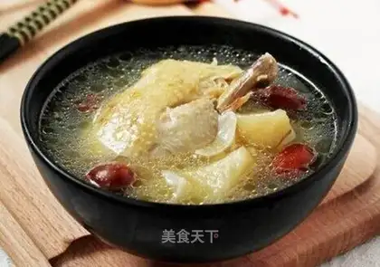 Lily apple chicken soup