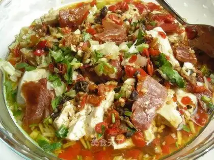 Five flowers with tofu