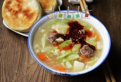 Meatball spicy soup