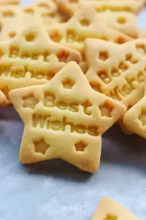 The letters star cookies