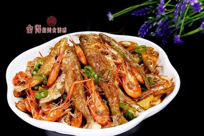 Dry fish shrimp