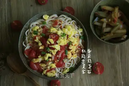 Tomato egg noodles