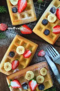 Milk waffles