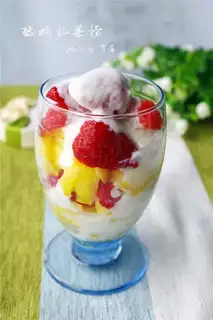 Yogurt and fruit