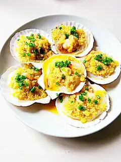 Garlic scallops