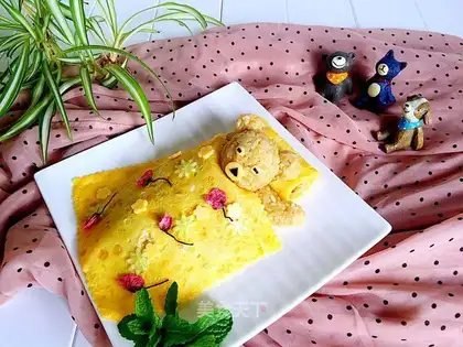 curry beef omelet
