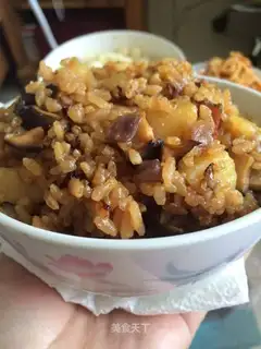 Potato mushroom rice