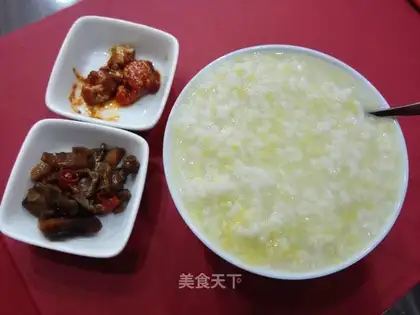 Rice corn congee