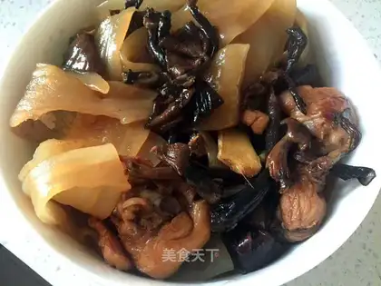 Chicken stew mushrooms