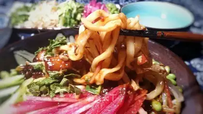 The old Beijing family's fried noodles