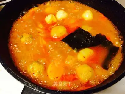 Korean chili cake