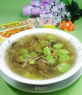 Scrambled beans soup